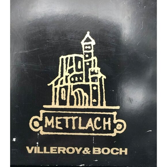 Villeroy & Boch-Mettlach 1978 Muttertag Jasperware Plaque 8.25" X 5.75" Blue & W - Picture 4 of 12